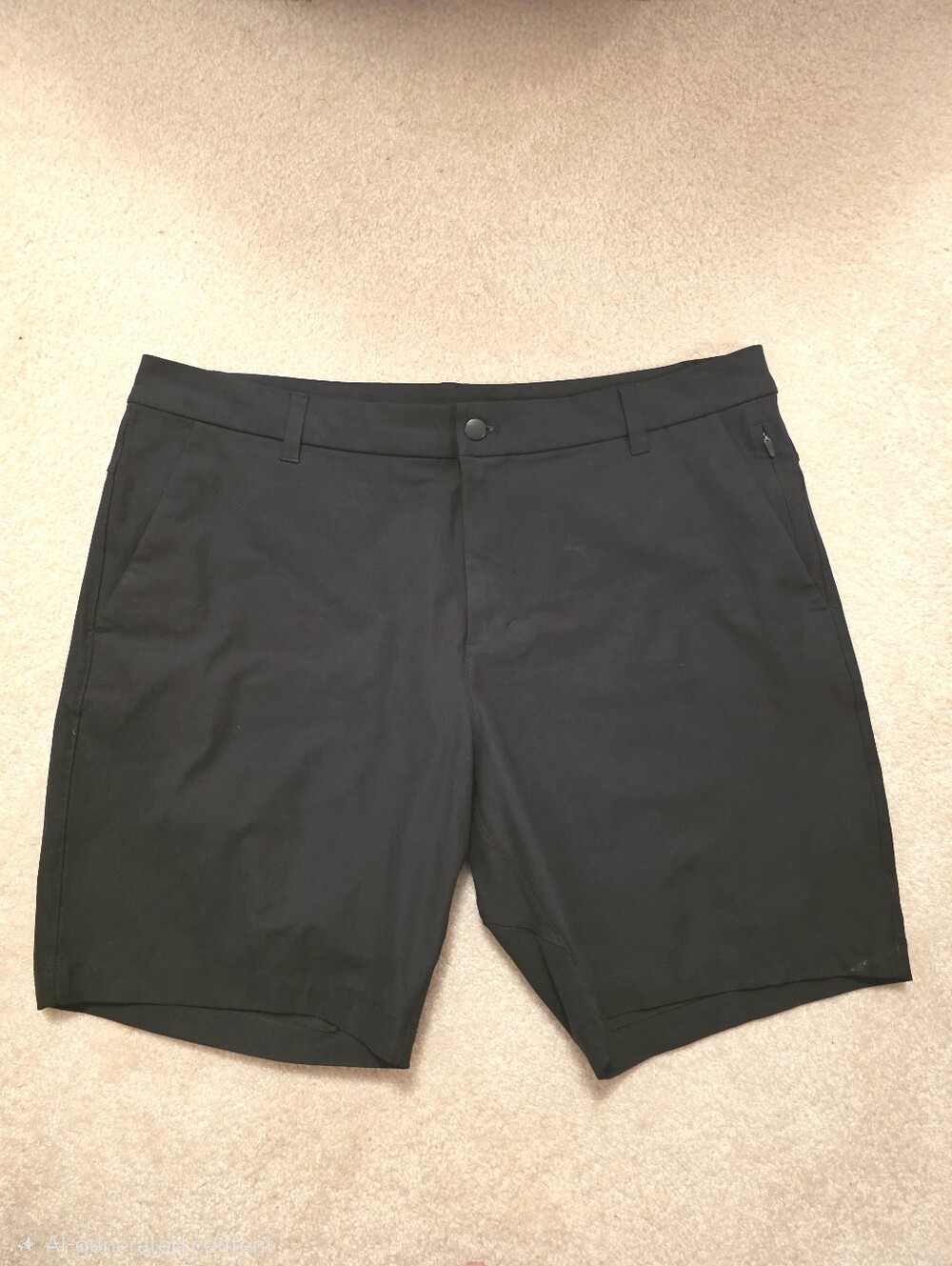 Lululemon Men's Black Commission Classic Fit Stretch Shorts 38